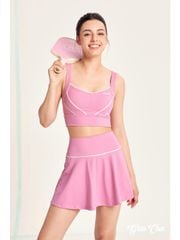  Áo tank top linevibe - hồng phấn 