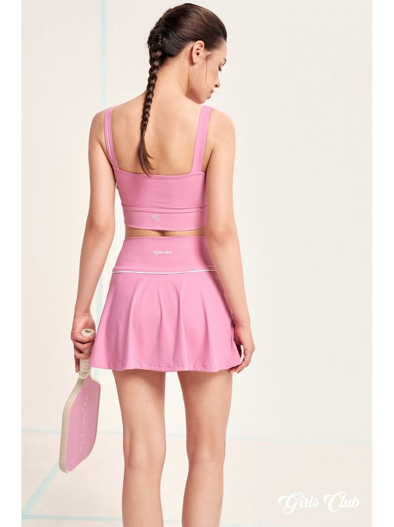 Áo tank top linevibe - hồng phấn