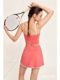  Áo crop top dynamic - cam electric orange 