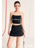  Áo crop top dynamic - đen 
