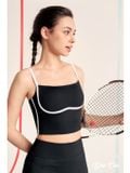  Áo crop top dynamic - đen 