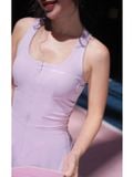  Đầm thể thao kéo khoá lilla - tím Lilac 