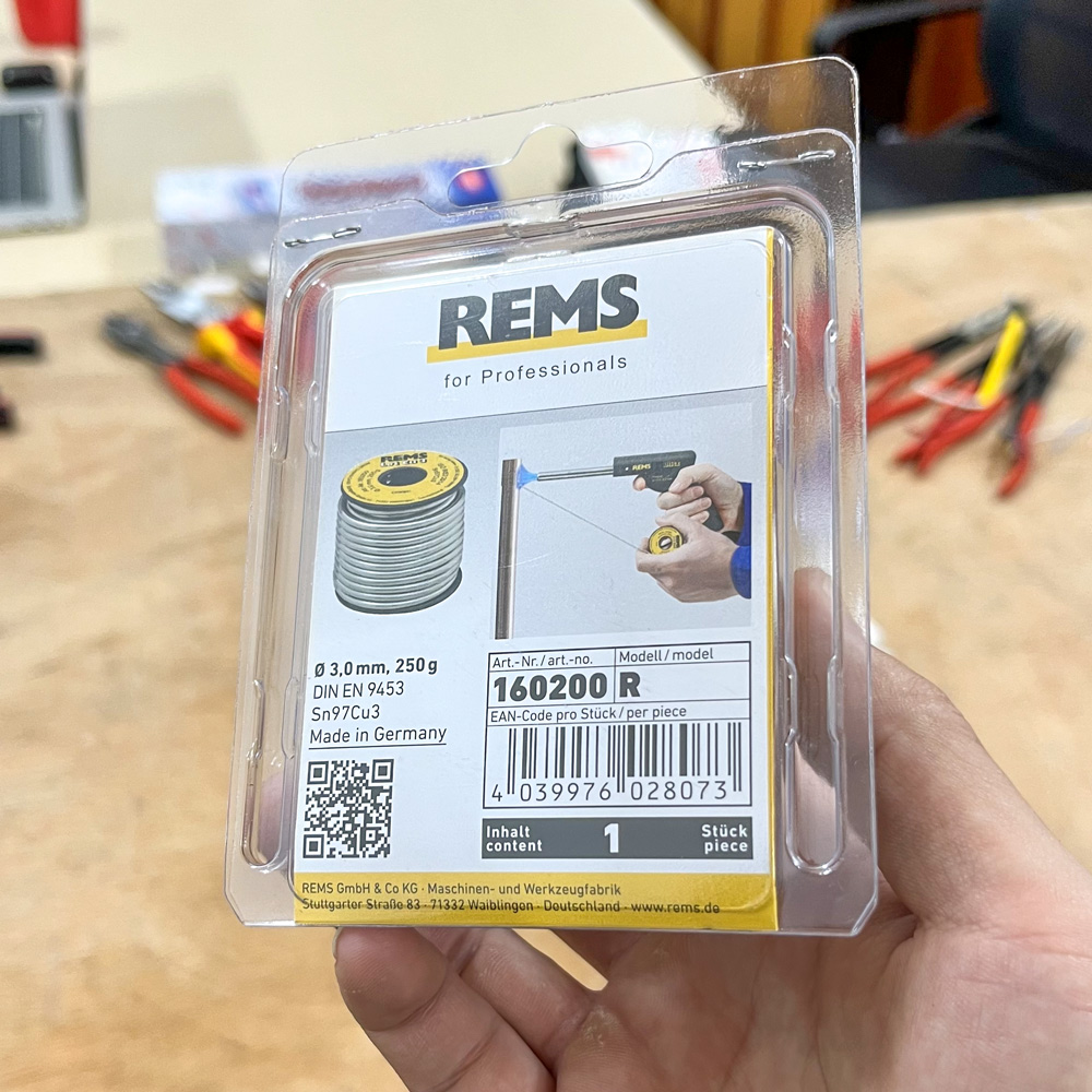 REMS Lot Cu 3 Cuộn dây thiếc cho máy hàn ống đồng (1)