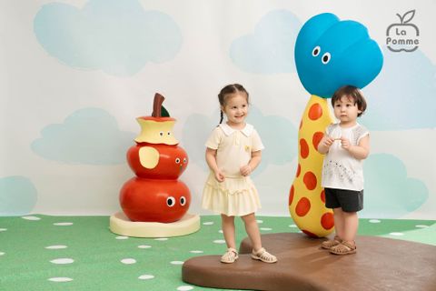  Bộ sát nách La Pomme đoàn nhà gấu lên sân 