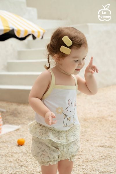  Bộ sát nách La Pomme vườn cổ tích của thỏ con 