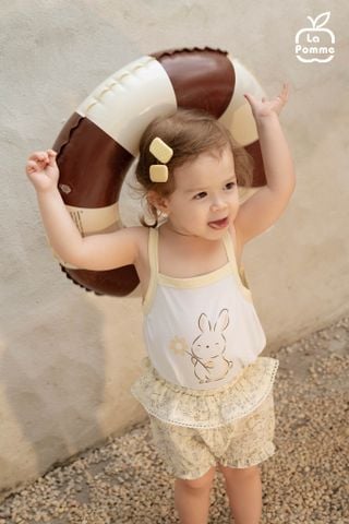  Bộ sát nách La Pomme vườn cổ tích của thỏ con 