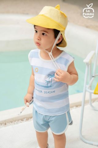  Bộ sát nách La Pomme họa tiết cùng đón bình minh lên 