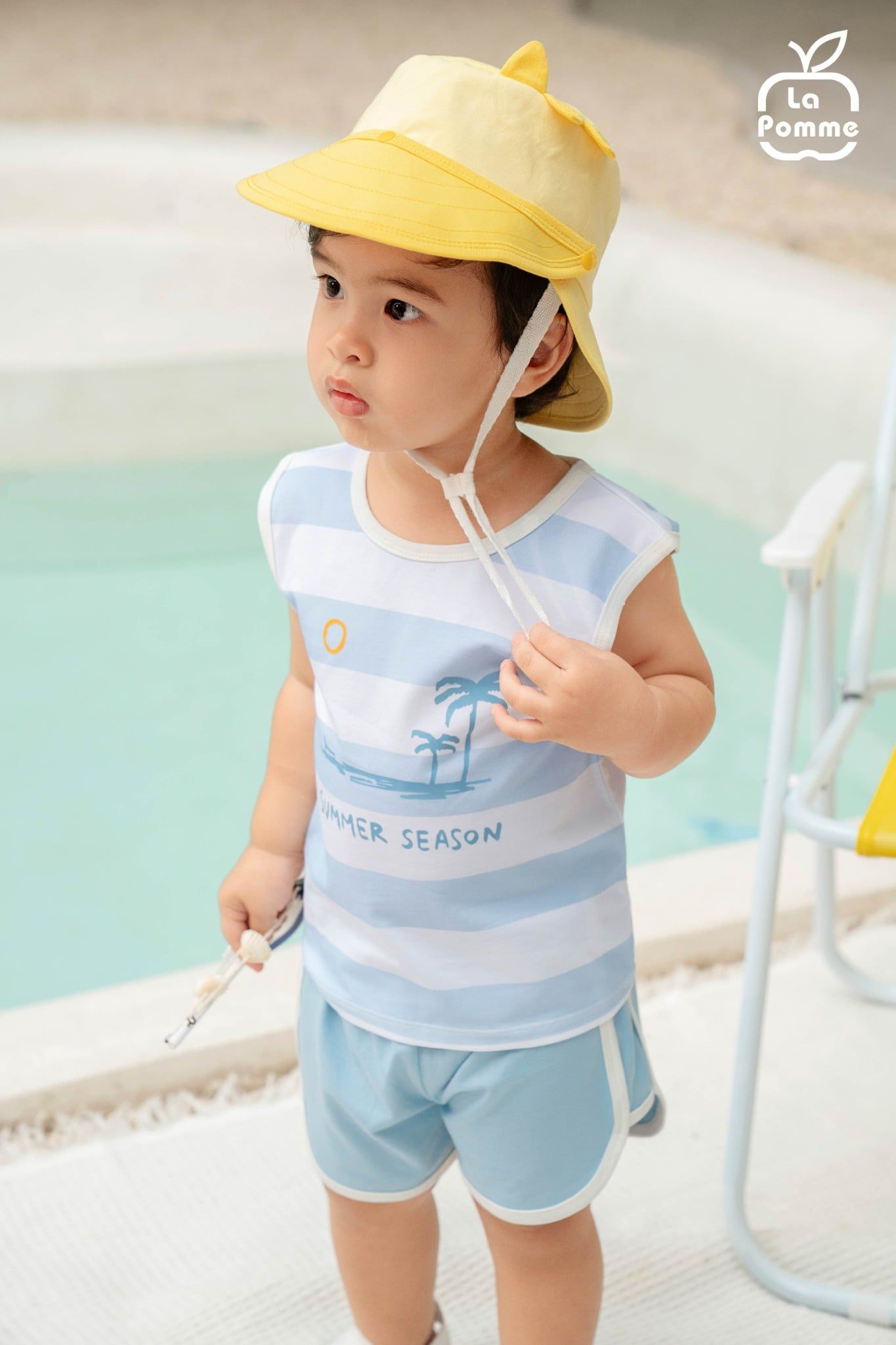  Bộ sát nách La Pomme họa tiết cùng đón bình minh lên 