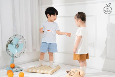  Bộ cộc tay La Pomme baby shark 