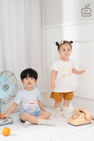  Bộ cộc tay La Pomme baby shark 