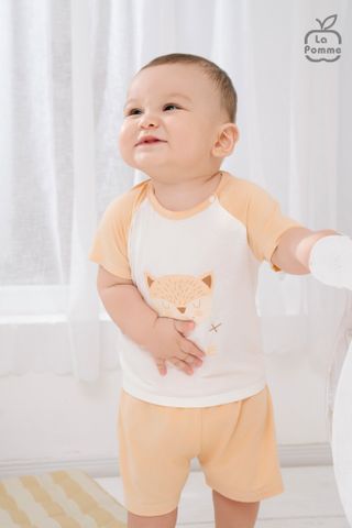  Bộ cộc tay La Pomme raglan người bạn ngộ nghĩnh 