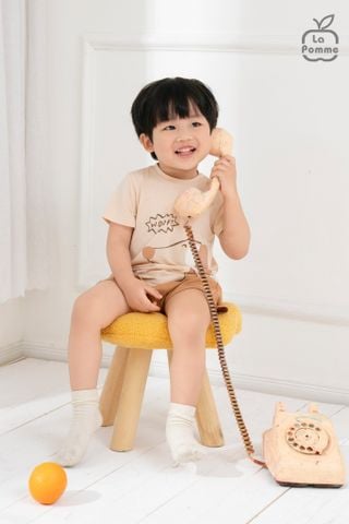  Bộ cộc tay La Pomme đôi tai của cún con 