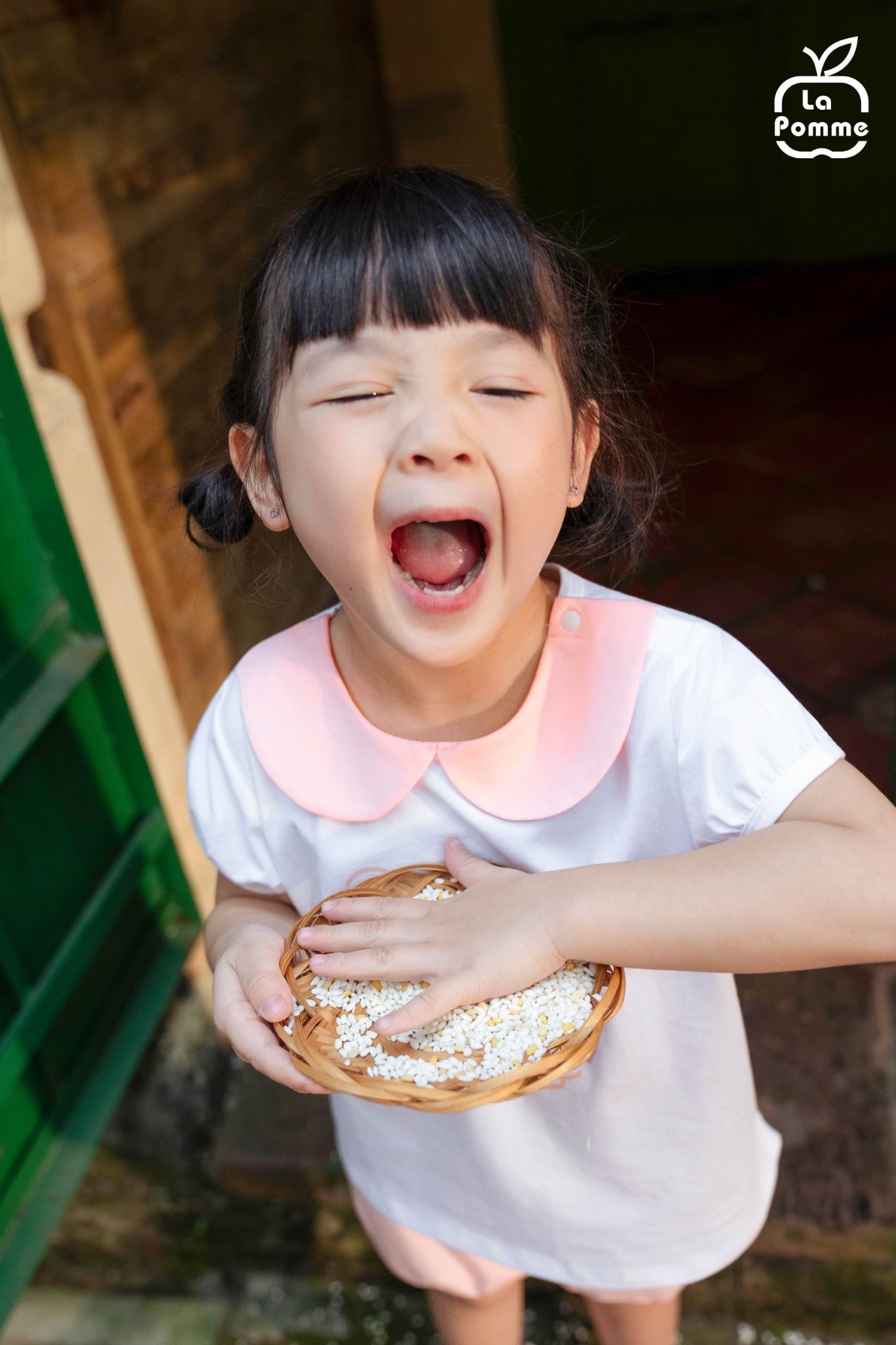  Bộ cộc tay La Pomme phối bèo thiên nga hoạt bát 