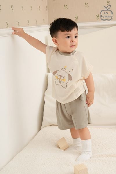  Bộ cộc tay La Pomme cún yêu dự tiệc 