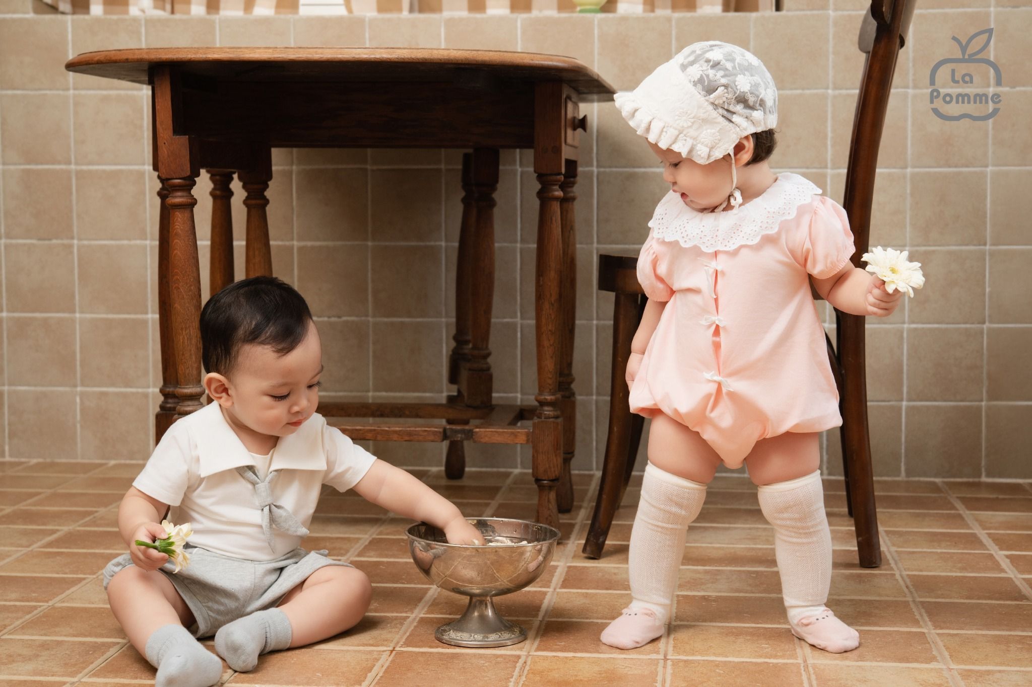  Bộ cộc tay La Pomme chào ngày mới vui nhộn 