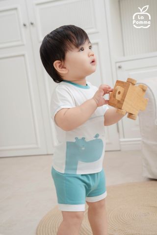  Bộ cộc tay La Pomme bạn hà mã và chim nhỏ 