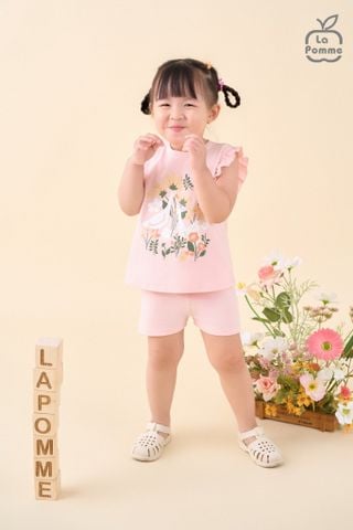  Bộ cộc tay La Pomme sắc màu bé yêu 