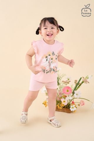  Bộ cộc tay La Pomme sắc màu bé yêu 