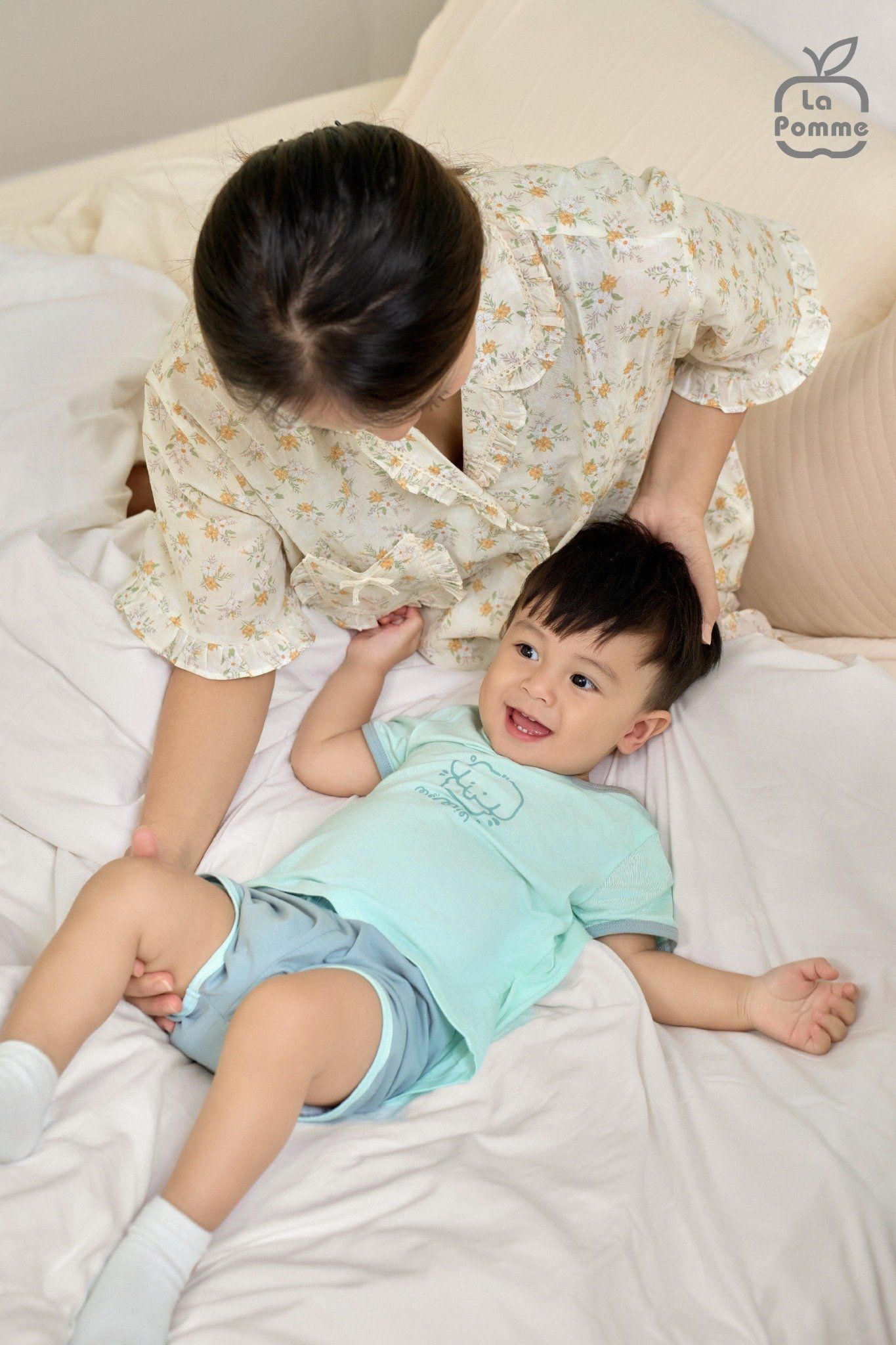  Bộ cộc tay La Pomme họa tiết sinh động 