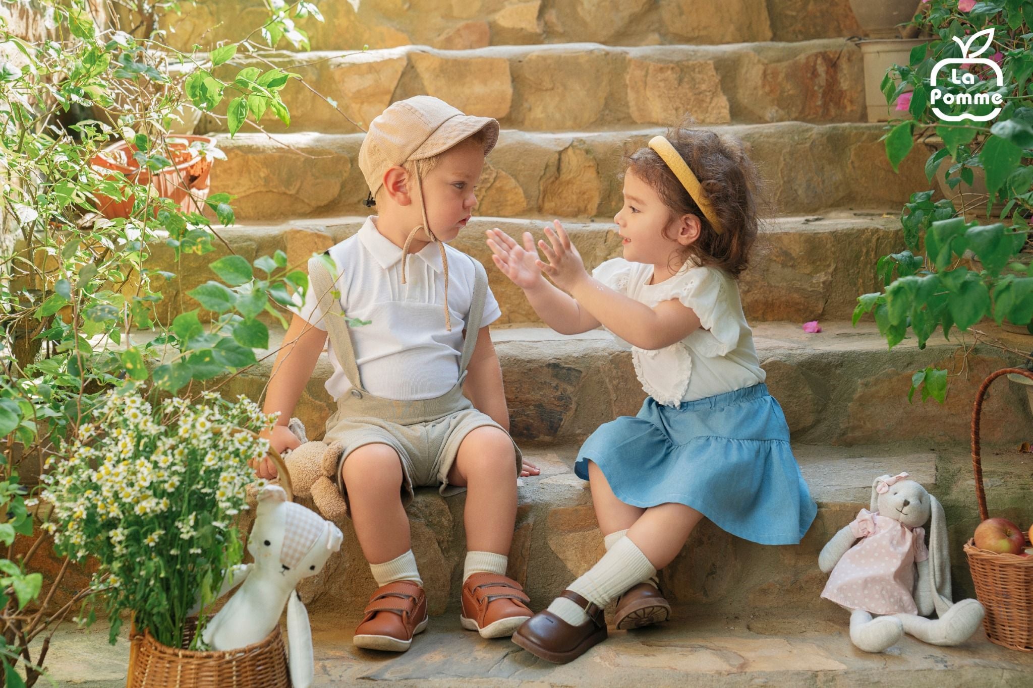  Bộ cộc tay La Pomme Mùa hè dễ chịu 