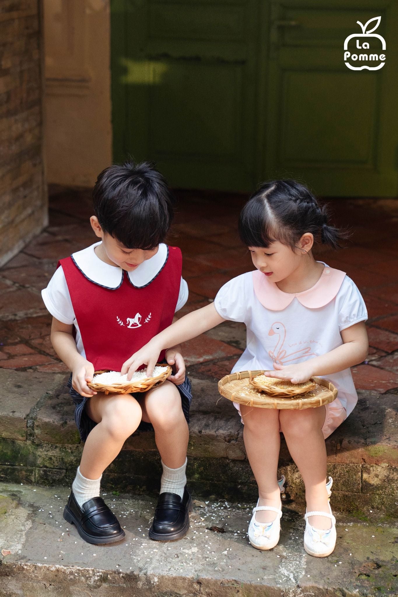  Bộ cộc tay La Pomme khoảnh khắc yêu thương 