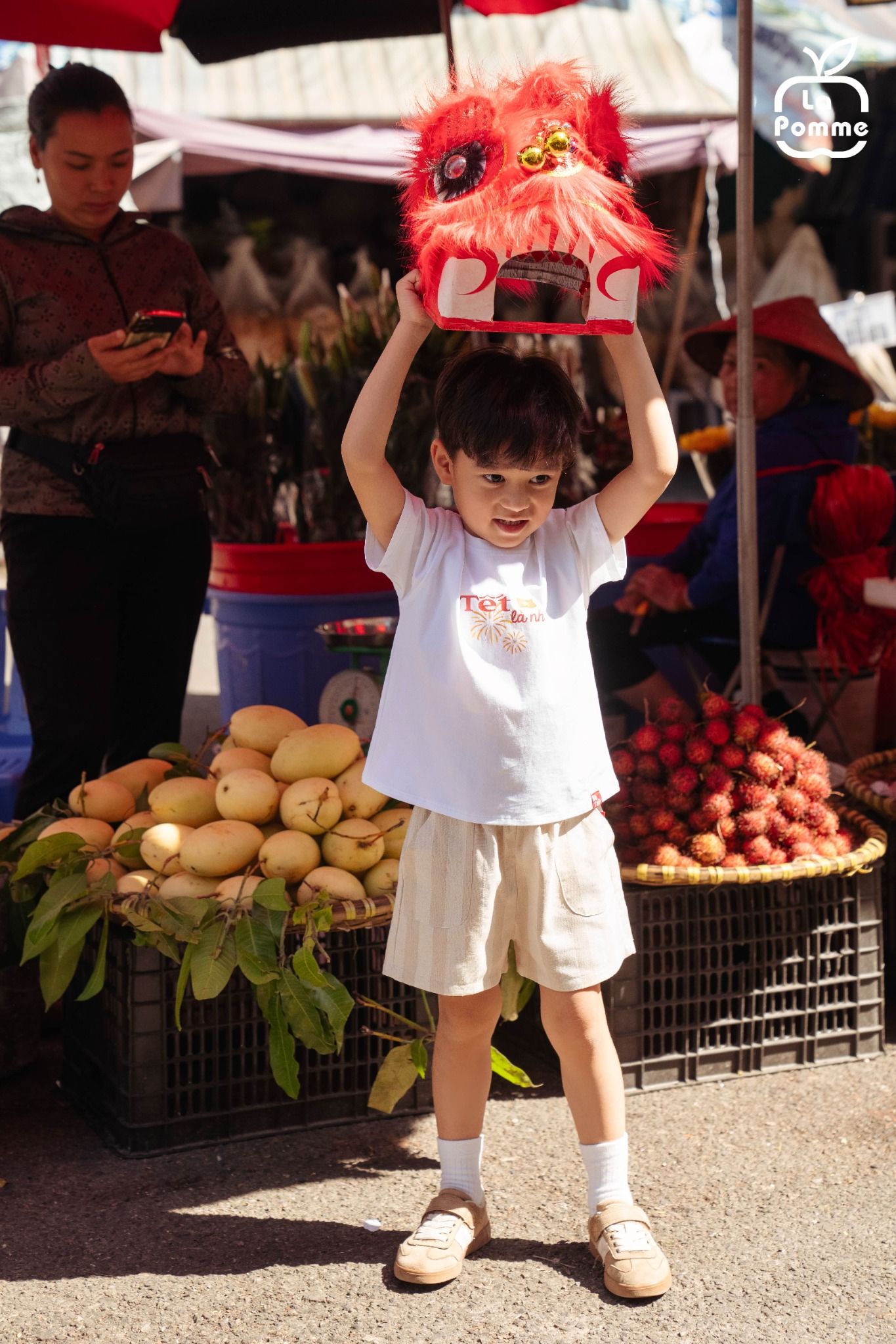  Bộ cộc tay La Pomme mầm non ngày Tết 