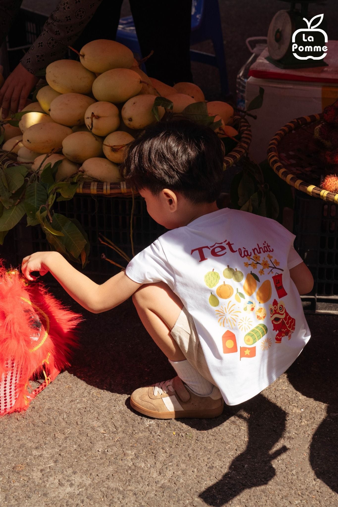  Bộ cộc tay La Pomme mầm non ngày Tết 