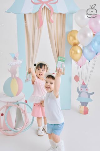  Bộ cộc tay La Pomme phối tay năng động 