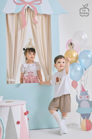  Bộ cộc tay La Pomme cổ bèo vòng quay cổ tích 