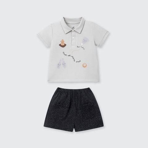  Bộ cộc tay La Pomme cổ polo chơi cùng mình nhé 