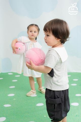  Bộ cộc tay La Pomme họa tiết cá tính nhà nấm siêu ngầu 