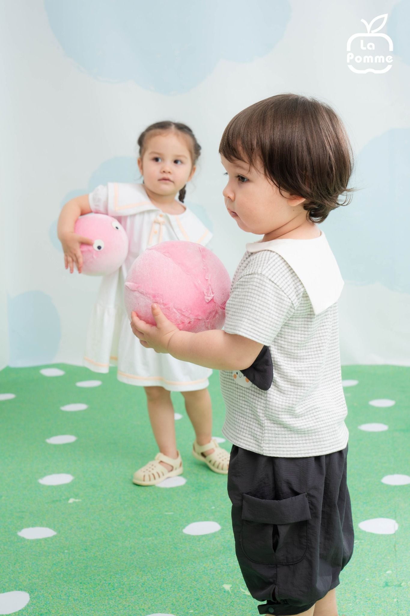  Bộ cộc tay La Pomme họa tiết cá tính nhà nấm siêu ngầu 