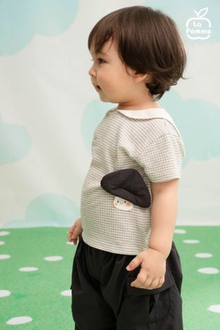  Bộ cộc tay La Pomme họa tiết cá tính nhà nấm siêu ngầu 