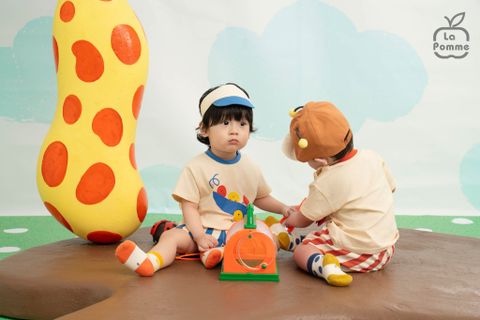  Bộ cộc tay La Pomme đoàn nhà đậu vui chơi 