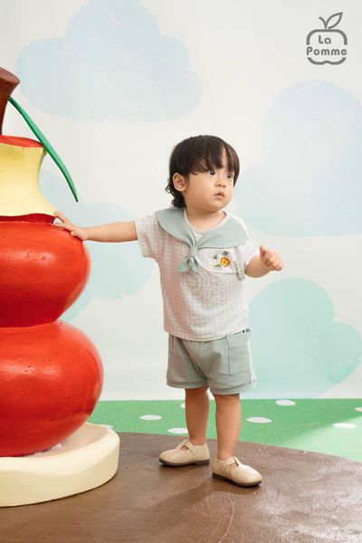  Bộ cộc tay La Pomme hướng đạo sinh năng động 