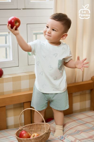  Bộ cộc tay La Pomme ký hiệu dễ thương 