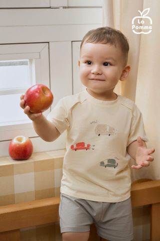  Bộ cộc tay La Pomme thế giới ô tô sành điệu 