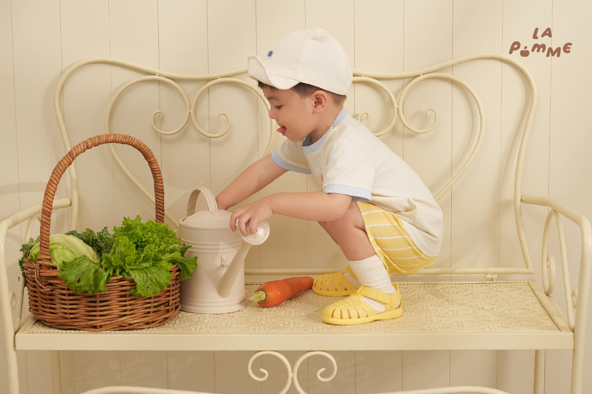  Bộ cộc tay La Pomme vườn hoa quả ngập nắng 