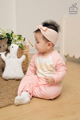  Bộ dài tay La Pomme raglan thế giới vui nhộn 