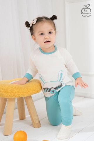  Bộ dài tay La Pomme raglan người bạn tai dài 