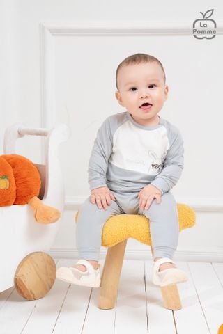  Bộ dài tay La Pomme mảng phối so cool everyday 