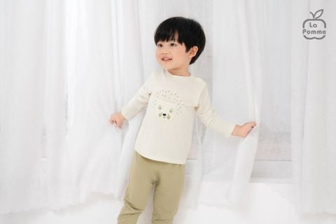  Bộ dài tay La Pomme màu sắc phiêu lưu 