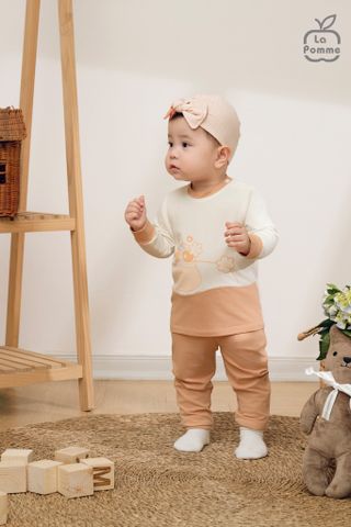  Bộ dài tay La Pomme cô hà mã phơi nắng 