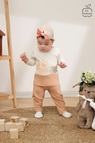  Bộ dài tay La Pomme cô hà mã phơi nắng 