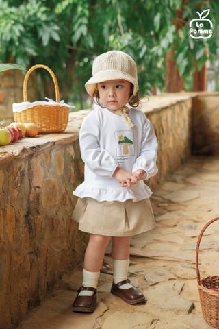  Bộ dài tay La Pomme bèo nhún quý cô nước Pháp 