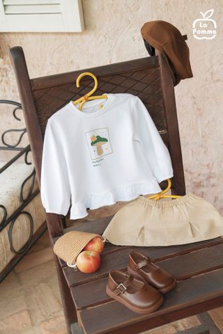  Bộ dài tay La Pomme bèo nhún quý cô nước Pháp 