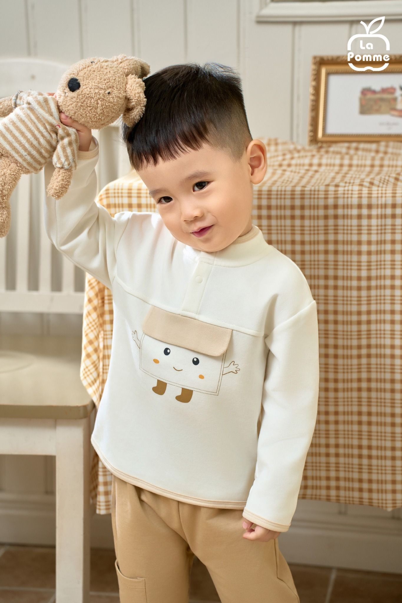  Bộ dài tay La Pomme người bạn dễ thương 