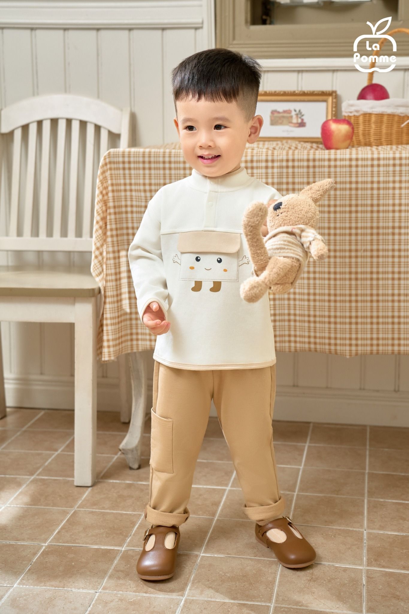  Bộ dài tay La Pomme người bạn dễ thương 