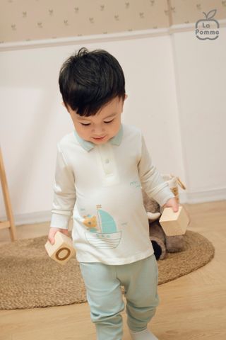  Bộ dài tay La Pomme Polo thuyền buồm ra khơi 