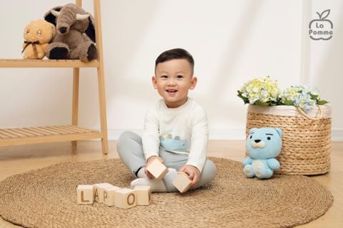  Bộ dài tay La Pomme nhóm bạn vui vẻ 